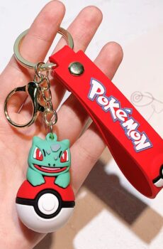 Pokemon Rubberen Sleutelhanger Pokeball Bulbasaur Top