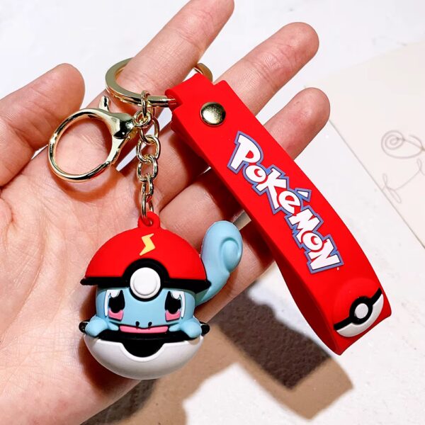 Pokemon Rubberen Sleutelhanger Pokeball Squirtle Inside