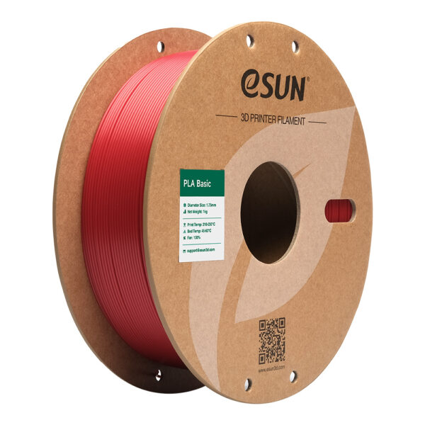 Esun pla basic 1.75mm 3d filament 1kg fire engine red