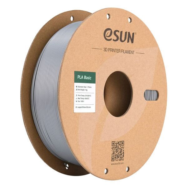 Esun pla basic 1.75mm 3d filament 1kg silver